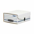 Fellowes BankersBox, LIBERTY BINDER-PAK, LETTER FILES, 9.13in X 11.38in X 4.38in, WHITE/BLUE 48110